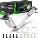 High Flow Front Catalytic Converter Kit Direct-Fit Chevy Equinox GMC Terrain 2010 2011 2012 2013 2014 Captiva Sport 2012 2013 2014 2015 2.4L