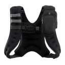 ZELUS Weighted Vest, 10lb Weight Vest with Reflective Stripe for Workout, Strength Training, Running, Fitness, Muscle Building, Weight Loss, Weightlifting (10 lb, Black)