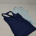 icyzone Women's Racerback Workout Athletic Running Tank Tops (Pack of 2 M