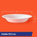 Hefty Everything Foam Bowls, 9 Inch Diameter, 28 Ounce Capacity, 20 Count, 50 Count