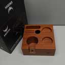 54mm Espresso Tamping Station For Breville Espresso Machine Accessories Rosewood Tamper Stand & Portafilter Holder