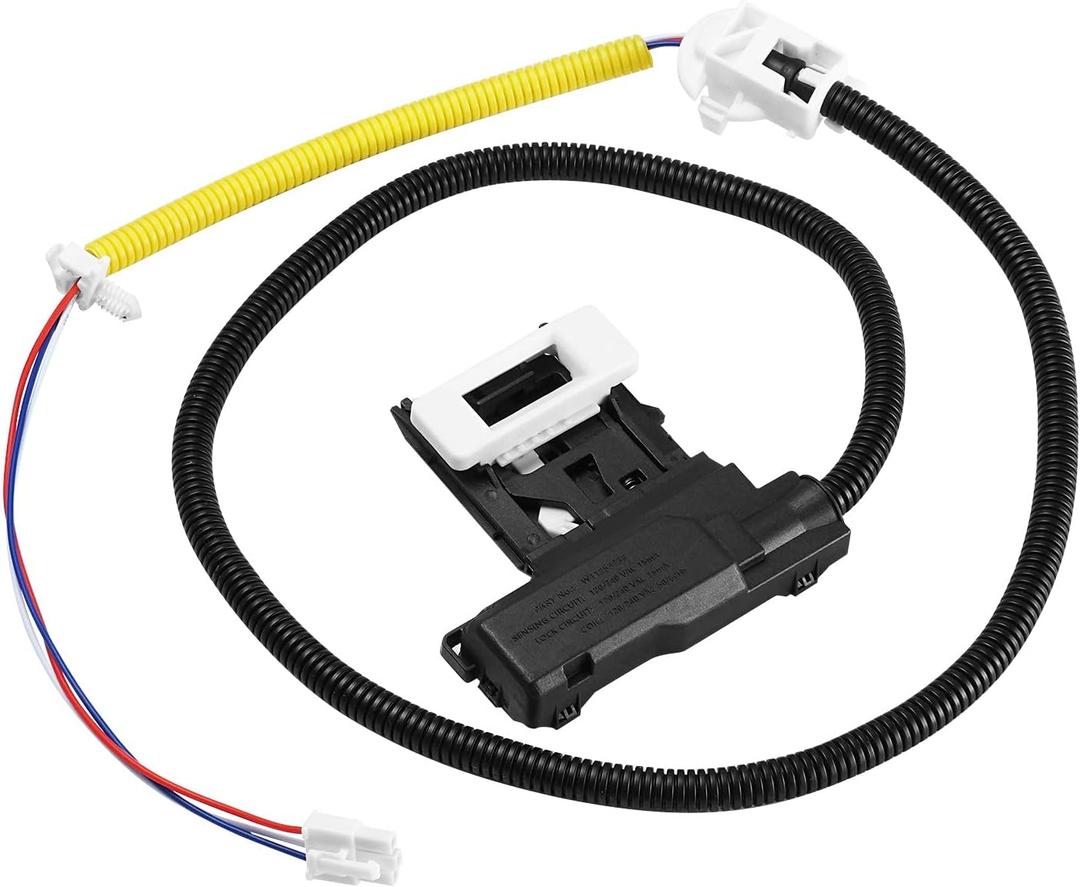 W11307244 W10682535 Washer Lid Lock Switch - For Whirlpool Maytag Amana Latch Washing Machine Assembly With W10838613vp W10838613 W11253733