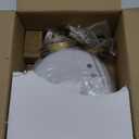 12" Brass Schoolhouse Lights Fixture Milk Glass Light Fixtures Mid Century Light Fixtures School House Lights Fixture Ceiling Semi Flush Mount Ceiling for Bathroom Bedroom (Bulb Incl.)
