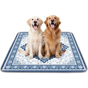 2PACK Washable Pee Pads for Dogs, Reusable Dog Pads Upgrade Non-Slip Dog Pee Pads Heavy Absorbency Puppy Pee Pads Quick Dry Whelping Pads/Waterproof Puppy Training Pad