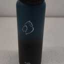 BUZIO Insulated Filtered Water Bottle, Stainless Steel Travel Bottle with Carbon Filter and Straw Lid, Reusable for Clean Drinking Water On The Go, Cold for 48 Hours, 40oz, Indigo Crush