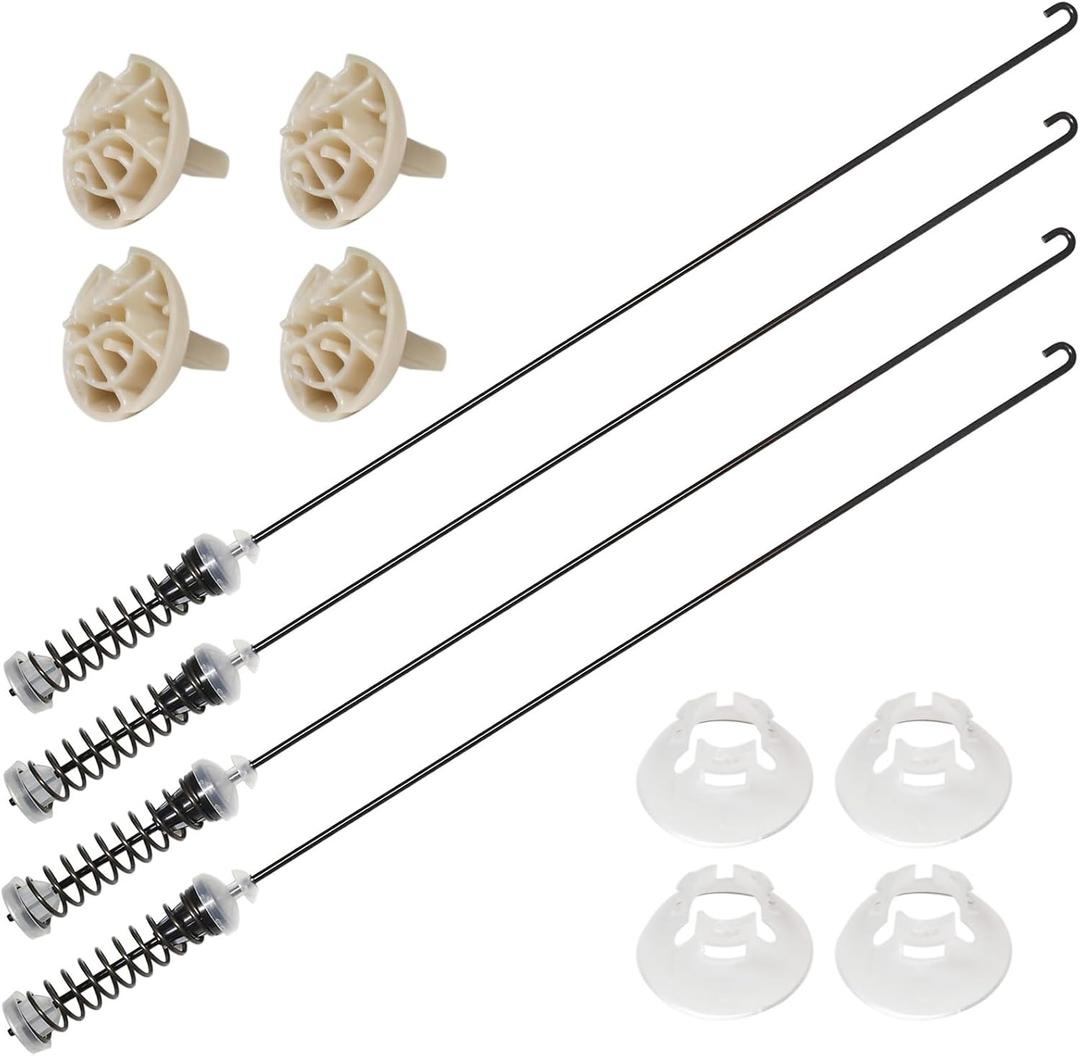 W11217817 Washer Suspension Rod Kit Compatible with Whirlpool Maytag, Amana, Kenmore washing machine Replaces W11159470, W11226768