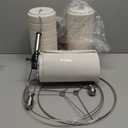 PoKat 23" Modern Ceramic Table Lamp Set of 2 for Living Room White Desk Lamps for Bedroom Farmhouse Bedside Nightstand Lamp House Warming Gifts New Home Decor End Table Lamps Gifts for Women Mom Beige