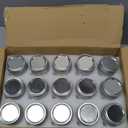 8 oz Mason Jars with Airtight Silver Lids - 30 Pack Small Glass Jars Set with Labels, Twine & Mesh Bags - Wide Mouth Canning Jars for Party Favors, Baby Shower, Wedding & Bulk Crafts