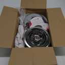 MP22YA Electric Stove Burner Element Replacement Set & W10290350 W10290353 4 Pack Silver Drip Pans - Perfectly Fit Whirlpool Electric Range Stove Top