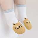 Baby Toddler Socks Non Slip 3 Pairs Cotton Ankle Grip Socks for Boys Girls Baby Kids Infants Children