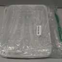 Covered Egg Holder for Refrigerator,30 Deviled Egg Tray with Lid,Plastic Egg Containers,Fridge Egg Dispenser Egg Storage Box