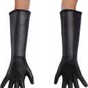 Disguise boys Gloves Child Costume, Black, ST US