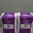 Poise Incontinence & Postpartum Pads for Bladder Leaks, 4 Drop Moderate Absorbency, Regular Length, 132 Count