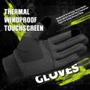 QTF Lightweight Sports Gloves Men Woman Gloves Touchscreen Running Thin Warm Liner Winter Biking, Walking, Cycling Sporting, Driving Anti Slip