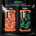 Casetego for Galaxy S26 Ultra Case,Glow in The Dark Three Layer Heavy Duty Sturdy Shockproof Full Protection Rugged Hard PC+Soft TPU Bumper Case for Samsung Galaxy S26 Ultra 5G 6.9 inch,Dull Orange