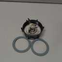 for Oster Blender Replacement Parts Blender Ice Blade with Jar Base Cap and Two Rubber O Ring Seal Gasket Accessory Refresh Kit