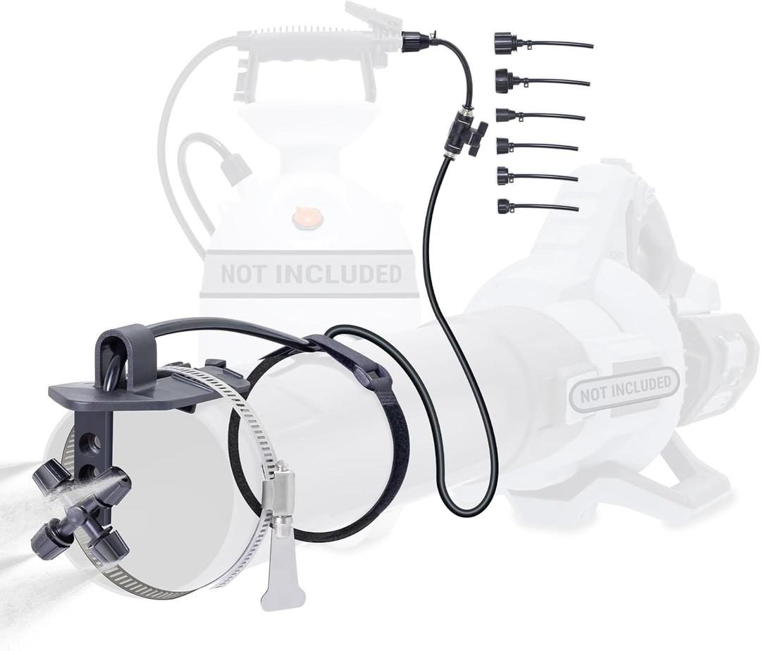 Pesticide Sprayer - Insecticide and Mosquito Mister System - Pest Control System for Fleas, Ticks, and Mosquitos - Mist-PRO Universal Adapter Kit