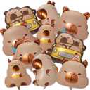 Civaner 10 Pcs Capybara Foil Balloons Animal Theme Birthday Party Decorations Capybara Aluminum Foil Balloons for Baby Shower Wedding Gender Reveal Party Supplies