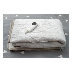 Sealy Electric Blanket Wearable with Foot Pocket, Electric Snuggle Blanket with Sleeves, Flannel & Sherpa Heating Throw with 6 Heat Settings & 210 Hours Auto Shut Off, 50 * 70"+18" Beige