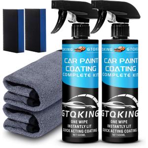 Premium Ceramic Coating for Cars- Quick Effect Coating Agent - Car Coating Spray, Suitable for cars, pickup trucks, RVs, motorcycles, etc. Fast Application for Long-Lasting Shine & Protection