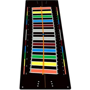 Silipull Golf Putting Mats Practice Indoor 30 x 8.27 Inch Golf Putting Practice Training Aid Alignment Track Green Mat Exercise Putter Training Supplies