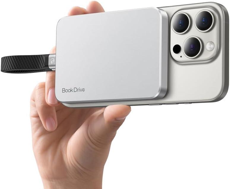 ORICO BookDrive P10Plus 1TB Portable SSD for Labtop & USB-C Smartphone - MagSafe Compatible External Solid State Drive with 100W PD Charging, 1000MB/s Speed, (Includes 2 MagSafe Rings) ORICO BookDrive P10Plus 1TB Portable SSD for Labtop & USB-C Smartphone - MagSafe Compatible External Solid State Drive with 100W PD Charging, 1000MB/s Speed, (Includes 2 MagSafe Rings)