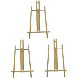 3pcs Sturdy Triangle Easel for Kids Ideal Art Stand for Painting Display Foldable for