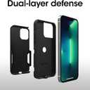 OtterBox iPhone 13 Pro Max & iPhone 12 Pro Max Commuter Series Case - Black, Slim & Tough, Pocket-Friendly, with Port Protection