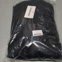 Tebreux Men's Winter Pea Coat Slim Fit Single Breasted Short Wool Jacket Woolen Trench Coat (Black, L)