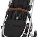 UNIQUIFY Insert Liner Seat Compatible with Uppababy Vista, Vista V2, Cruz, Cruz V2, RUMBLESEAT V2 and RUMBLESEAT V2+ (Black)