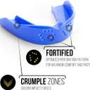 SISU 3D Mouthguard - 2.0mm Thin - Pre-Formed for Custom-Molded Fit - Remoldable Up to 20 Times - Non Toxic (Adult (over 5' tall))