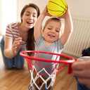 Shindel Mini Basketball, 4PCS 6.3 inches Basketballs with Pump for Birthday Gifts for Toddlers Kids, Playground Balls for Pool, Indoors, Outdoors