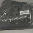 Waffle Weave Shower Curtain - Charcoal Gray Cotton Fabric Texture Heavyweight Shower Curtains for Bathroom,Washable,72Wx72L