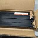 Trailer Gate Lift Assist, for Open Utility Trailer Tailgate Ramp, 2 Sides Black, with 12 to 24 Inch Heights Side Rail and 4 to 6 Feet Height Tail Gate or Ramp