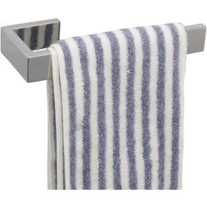 TocTen Hand Towel Holder/Towel Ring - Thicken SUS304 Stainless Steel Bathroom Hand Towel Hanger, 9 Inch Heavy Duty Wall Mounted Towel Rack, Square Hand Towel Bar for Bathroom Hardware (Chrome, 9 in)