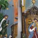 MOMENTS IN TIME Nativity 3 Kings Three Wise Men Figurines Hand Painted Tri-Fold Holy Family Nativity Scene Christmas Nativity Set with 3 Kings 11" H x 9.6" W x 1.7" D