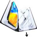 Popoluku Military-Grade Tempered Glass for iPhone 17 Pro Screen Protector[Easy Installation No Bubble] Screen Protector 17Pro Tempered Glass[Military Shatterproof] Full Coverage 2 Pack