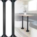 29" RV Table Base Mount and RV Table Leg with Upgraded Hole Design, Aluminum Camper Table Leg Base Mount for RV Boat Camper Trailer, 2 PCS