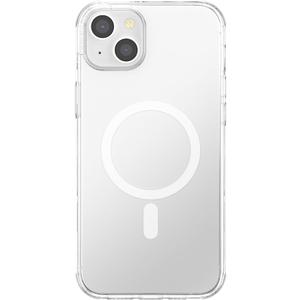 PopSockets iPhone 14 Plus Case with MagSafe, Phone Case for iPhone 14 Plus, Grip Sold Separately, Wireless Charging Compatible - Clear