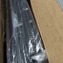 MAYOLIAH 6 Panel Folding Privacy Screen 9ft Wide, 6ft Tall Partition Room Divider Portable Office Walls Dividers, Black