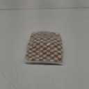 2 Pieces Makeup Bag Large Checkered Cosmetic Bag Capacity Canvas Mix Travel Toiletry Bag Organizer Cute Makeup Brushes Aesthetic Accessories Storage Bag for Women, Checkered Mix Brown