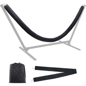 Hammock Cover,Waterproof Hammock Sleeve Protector,16 ft Hammock Storage Fits Most Outdoor Hammock for Hiking Camping,Keep Your Hammock Pristine for Years,Black (Cover Only)