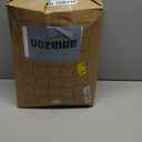 Bedsure Fluffy Duvet Cover Set - Ultra Soft Plush Shaggy Comforter Cover King Size, Warm Flannel Fleece Bed Sets for Winter, 3 Pieces (Striped Pattern, Khaki)