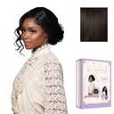 Sensationnel Glamora 360 Lace Wig - Classy Unit 2 Glueless Ready to Wear Synthetic Preplucked Hairline (2 DARKBROWN)