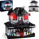 Monster House Building Block Set, Horror Haunted House Film Creative Toys Set with Light Compatible with Lego, Gift Decoration for Fans 12+ Boys Girls Adult in Halloween Birthday(750 PCS)