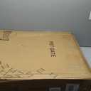 Vantas Folding Pet Gate 144" Wide, 30" Tall No-Assembly Wooden Dog Gate with Door Walk Through, Freestanding Wire Pet Puppy Safety Fence, with 2PCS Support - White