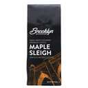Brooklyn Beans Maple Sleigh 100% Arabica Craft Roasted Ground Coffee, Premium Maple Flavored Roast, 12 Oz Bag, Best By: 12/27/2026