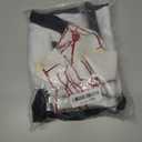 Pigmiss Kids Art The Clown Terrifying Costume Horror Mask Killer Scary Halloween Masquerade Party Cosplay Outfits (110cm, Black)