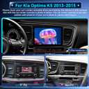 NHOPEEW [4+128G] Upgrade Radio for Kia Optima K5 2013 2014 2015: 9 inch Android IPS Incell Touchscreen Stereo - Wireless Carplay and Android Auto, 5G/WiFi, GPS, EQ, Bluetooth 5.0 + Backup Camera