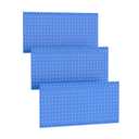 TORACK 3 PCS Metal Pegboard Panels(12x24 inch) for Wall, 36x24 in